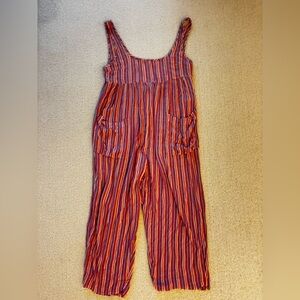 Urban Outfitters Multicolor Striped Wide Leg Jumpsuit
